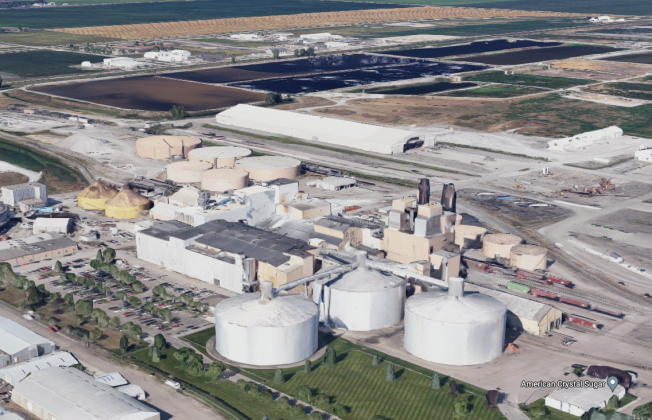 The American Crystal Sugar production plant
