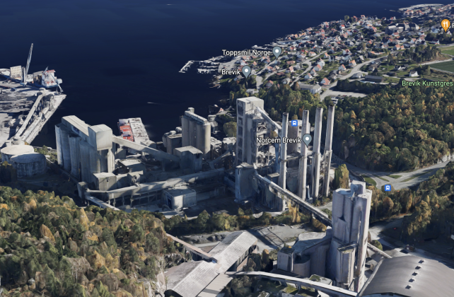 The Norcem Brevik cement plant