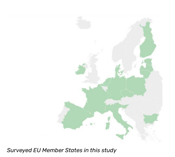 Країни-члени , які були опитані в дослідженні BIP Europe