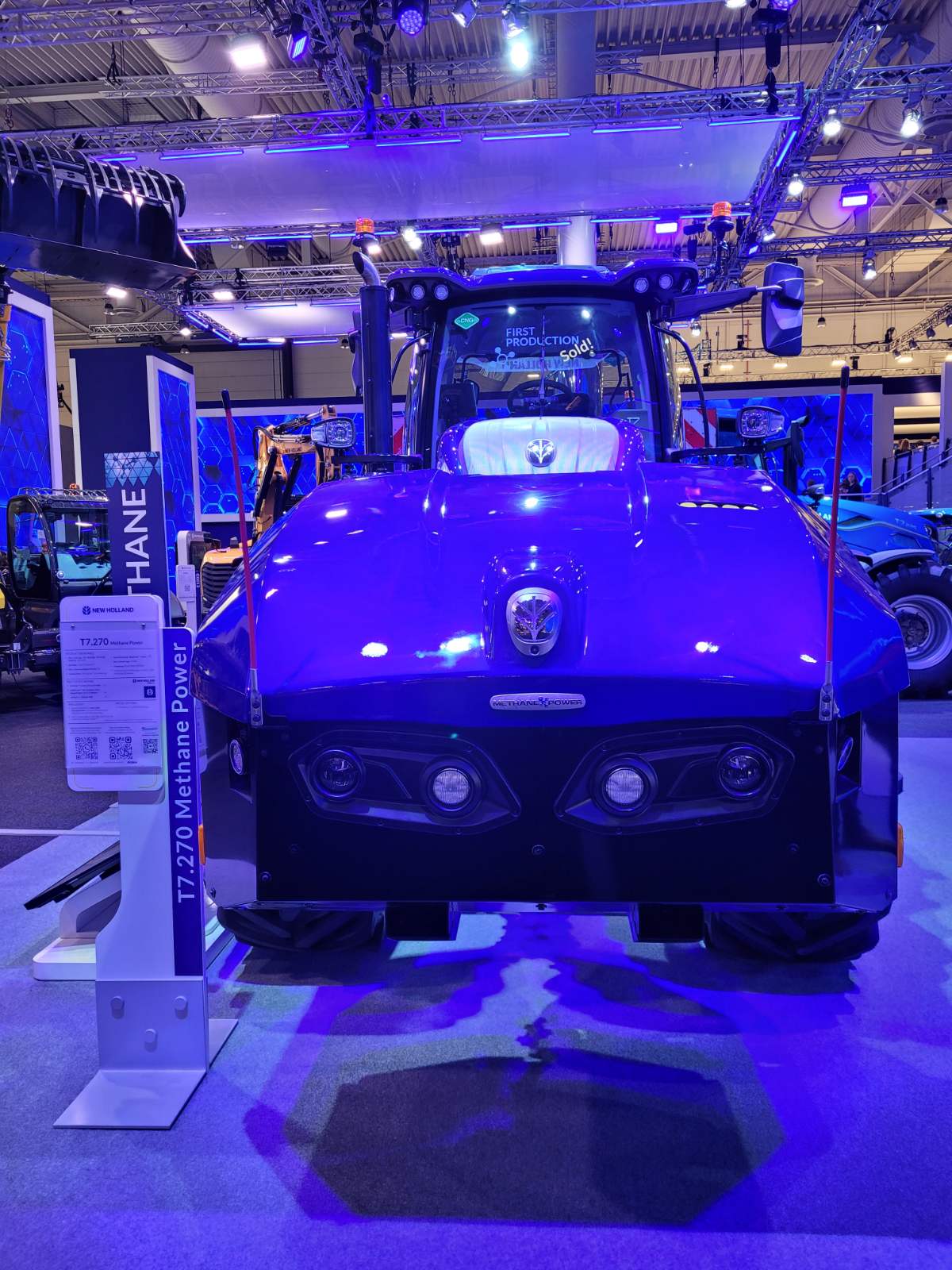 New Holland T7.270 Methane Power — перший трактор у своєму класі на стисненому природному газі (CNG), який здатен працювати на біометані!