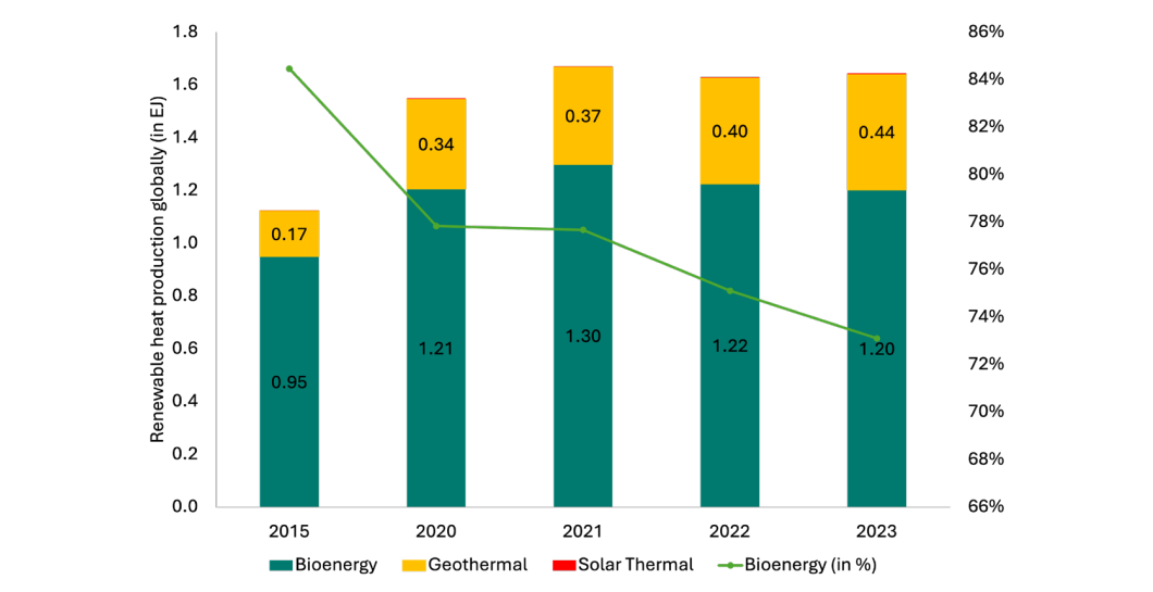 Global Renewable Electricity Heat Production
